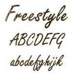 Font: Freestyle $0.00